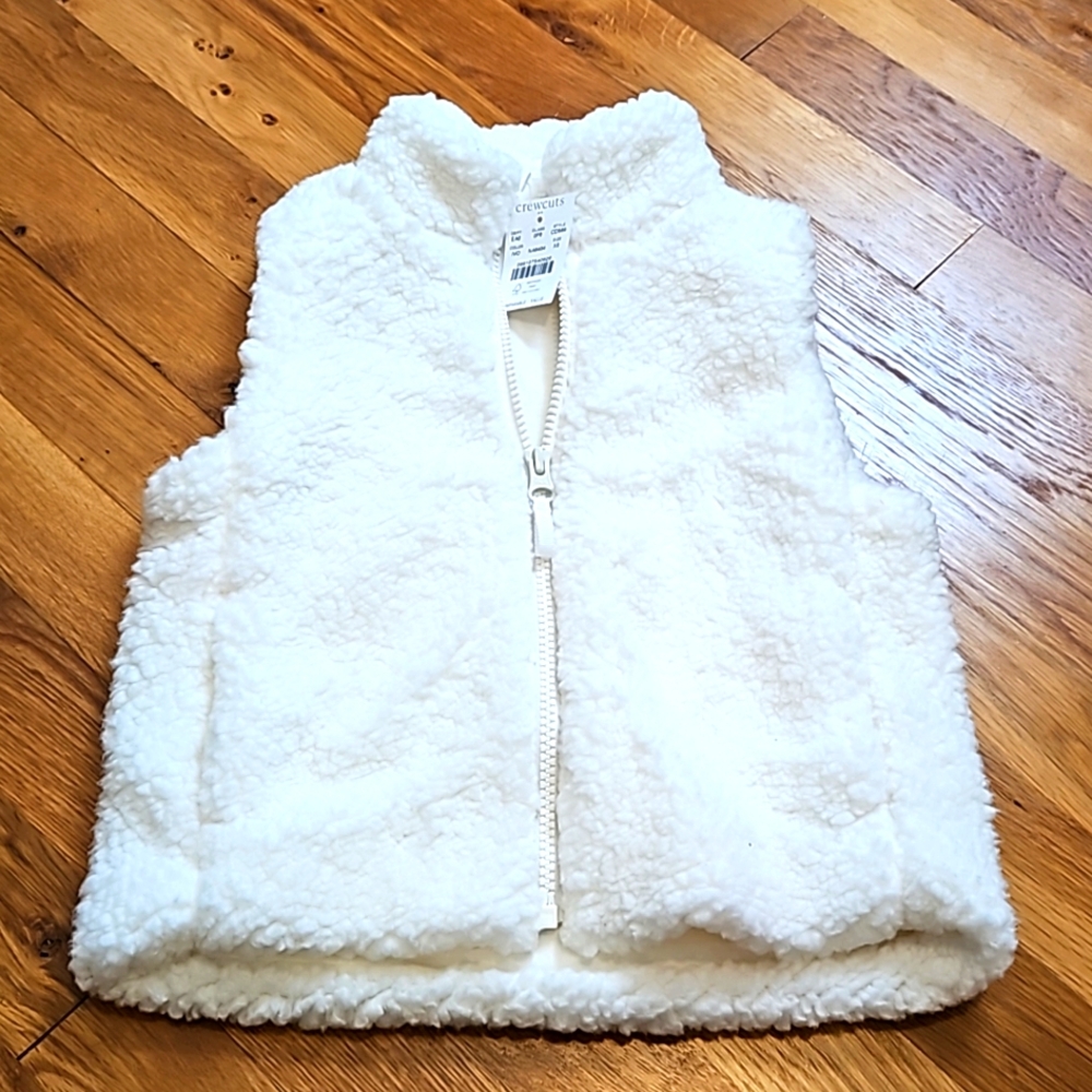 Girl sherpa vest